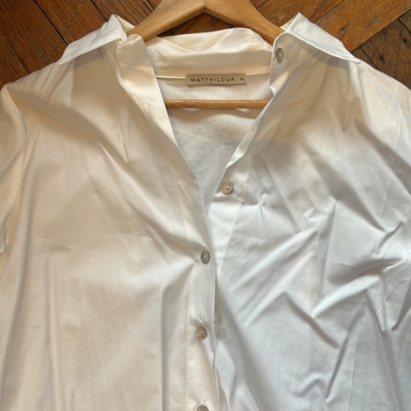 Matthildur NEW Long Sleeve Hi-Low Button-Down Dress - Picture 3 of 6